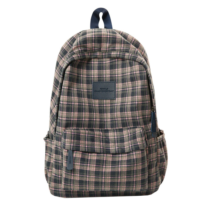 Checked Patterned Casual School Backpack Stornfield