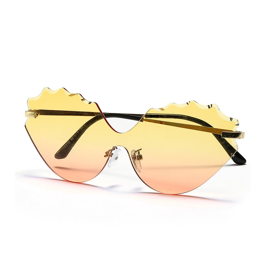 Women's Sunglasses with Unique Wave Design Stornfield
