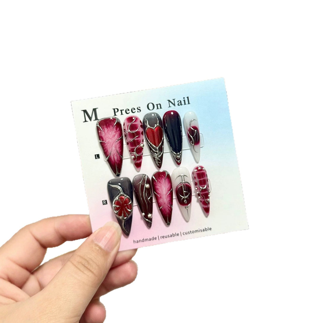 Customizable Decorative Press-On Nail Set
