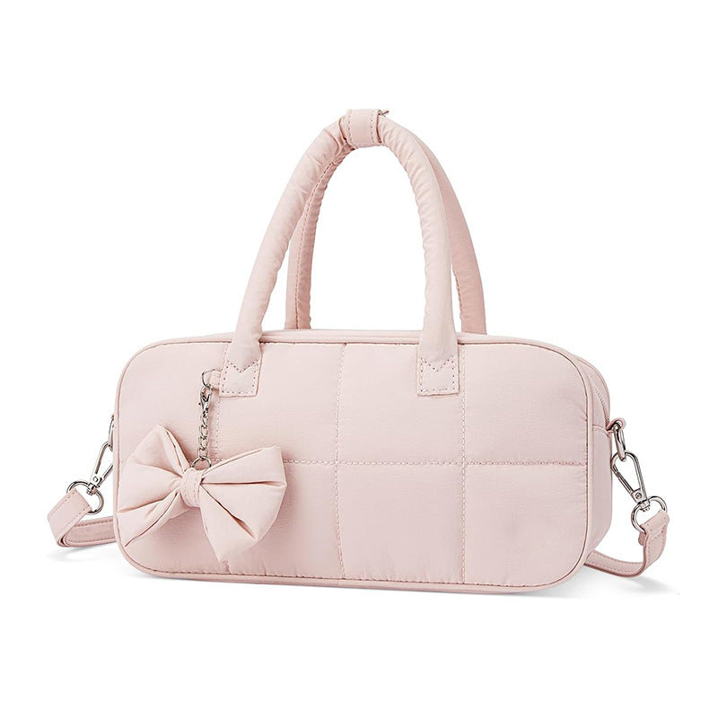 Padded handbag with stylish bow detail Stornfield