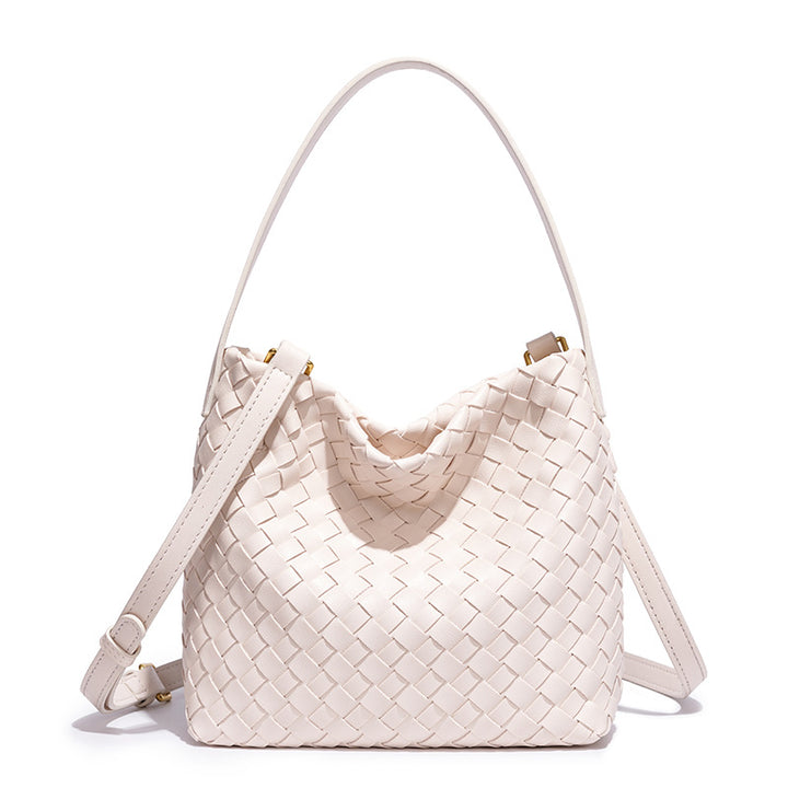 Elegant Woven Leather Shoulder Bag Stornfield