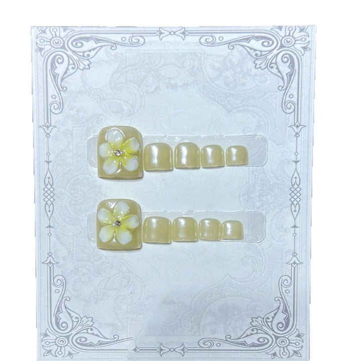 Floral-Inspired Press-On Nail Set Stornfield
