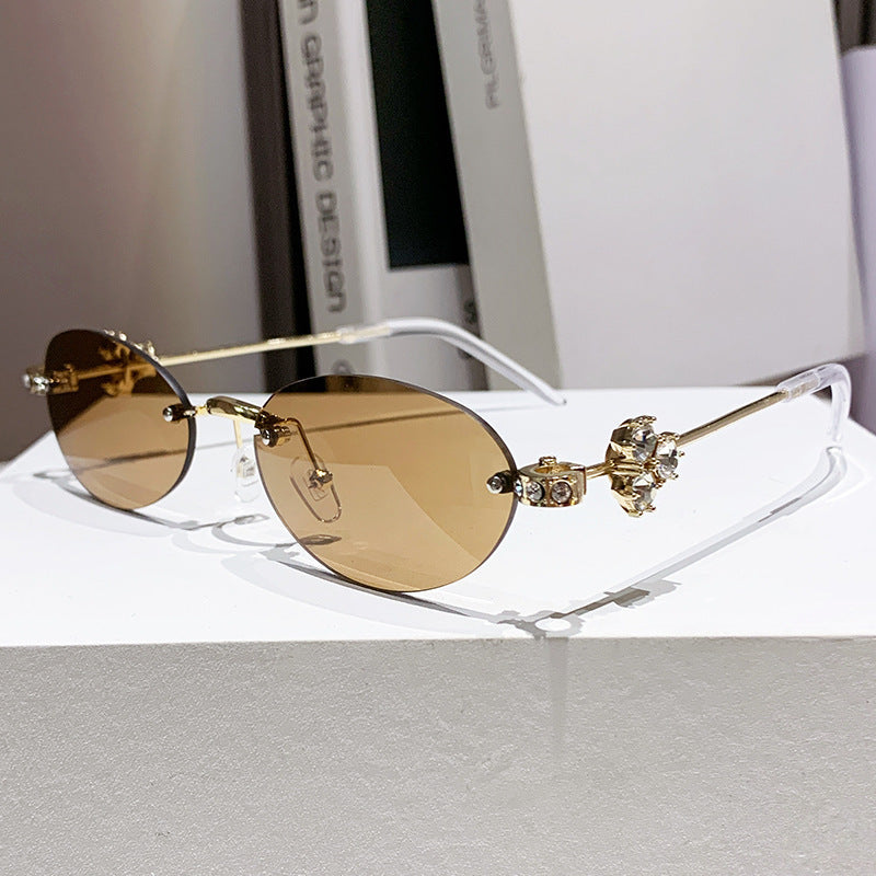 Ladies elegant sunglasses with geometric frame Stornfield