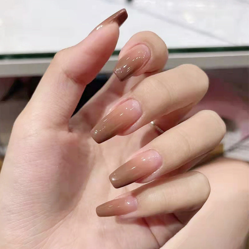 Artificial nails with elegant ombre effect Stornfield