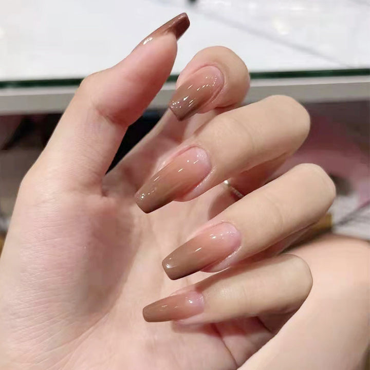 Artificial nails with elegant ombre effect Stornfield