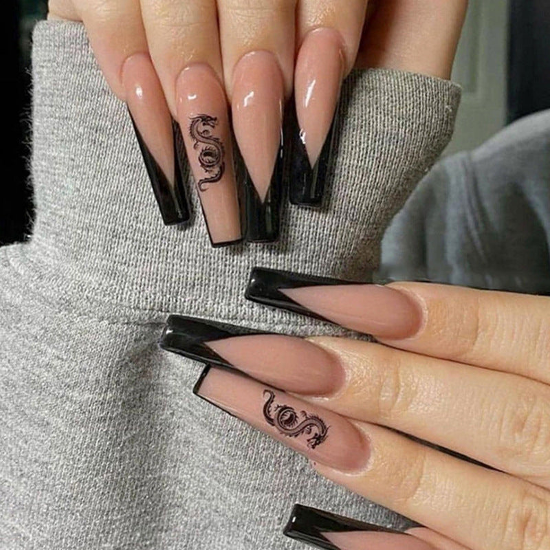 Artistic Dragon Nail Extensions