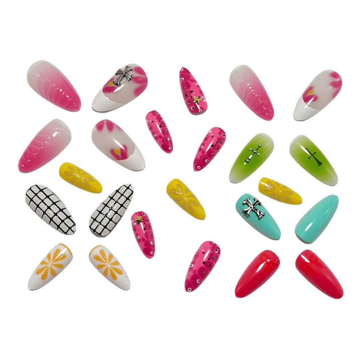 Artistic Nail Art Set with Elegant Designs Stornfield