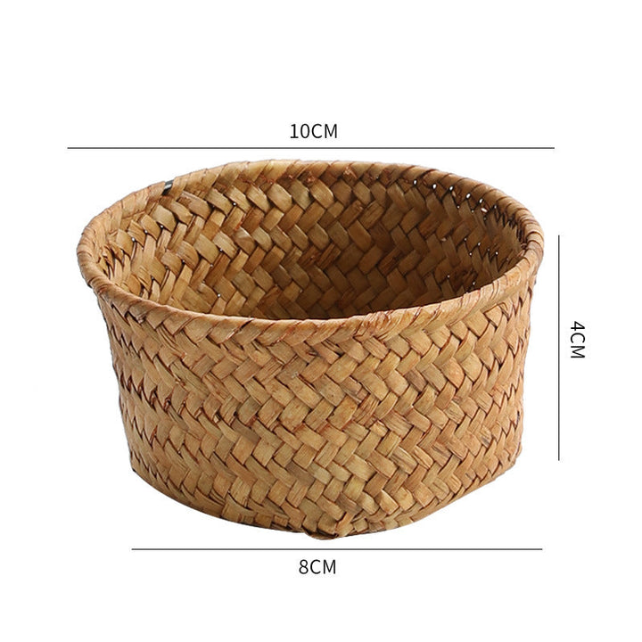 Handmade Natural Fiber Storage Basket Stornfield