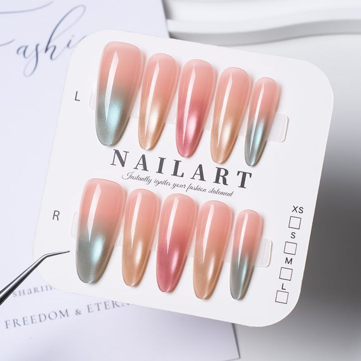Artificial nails with elegant color gradient Stornfield