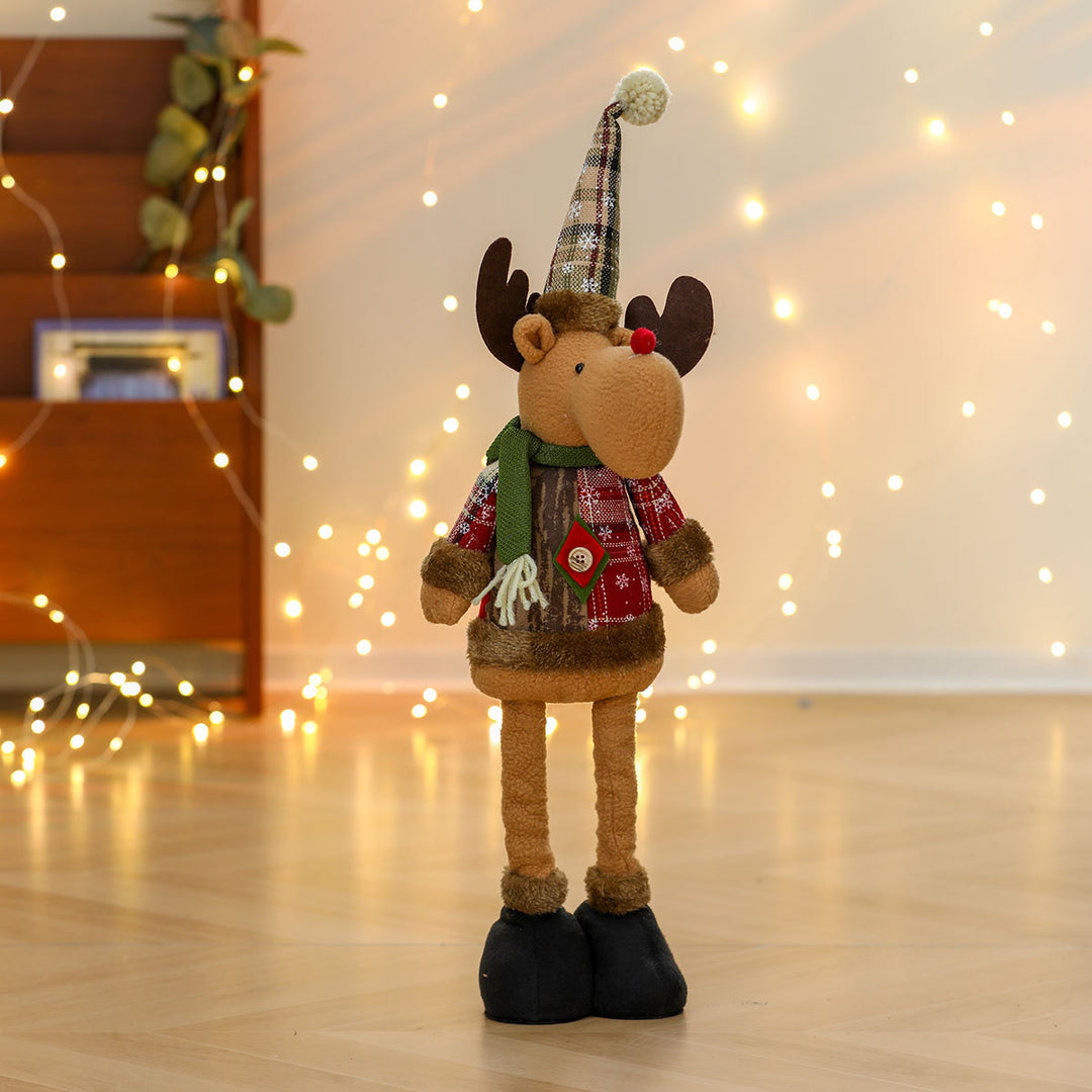 Whimsical Plush Santa Figurine Stornfield