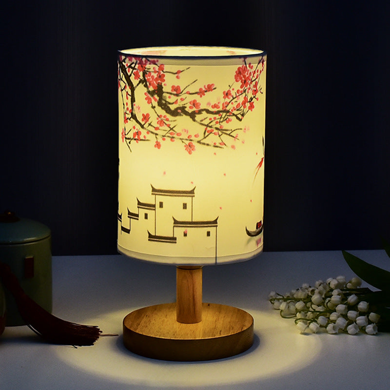 Home Decor Floral Patterned Table Lamp