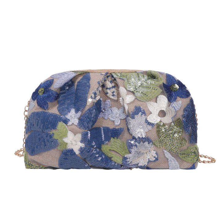 WoElegant Floral Sequin Clutch Bag Stornfield