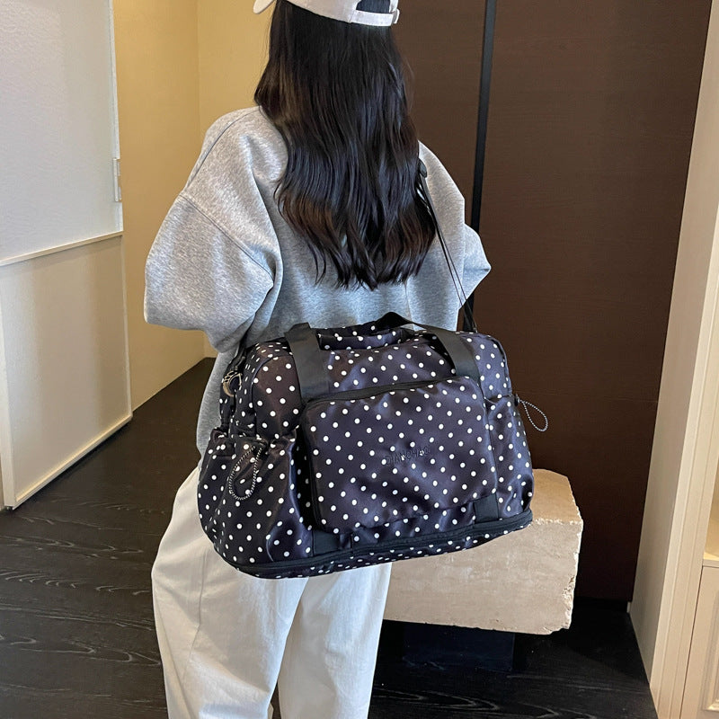 Stylish Polka Dot Tote Bag