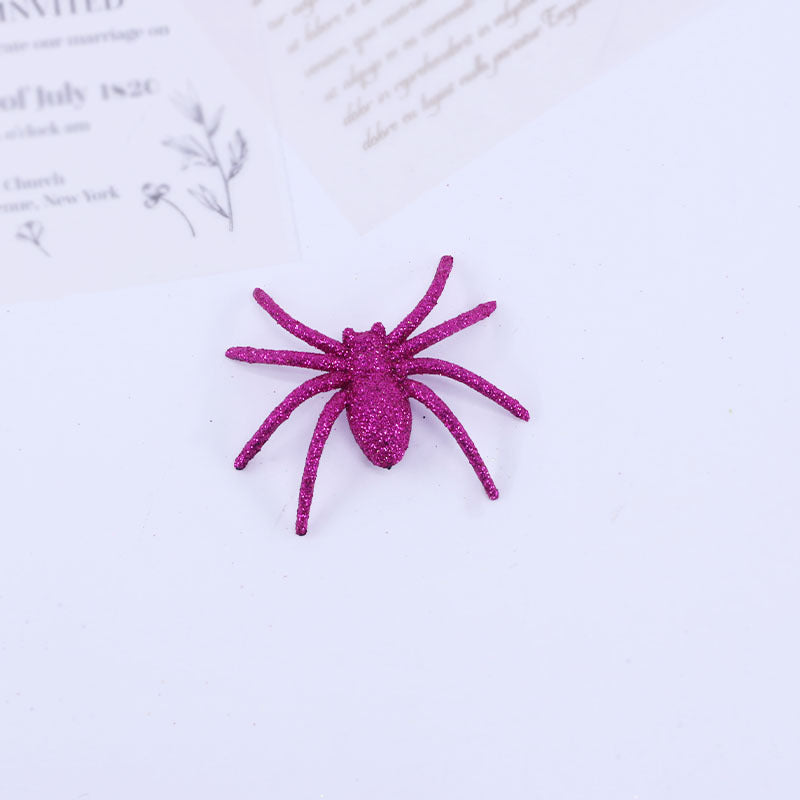 Glittered Halloween Spider Decoration Stornfield