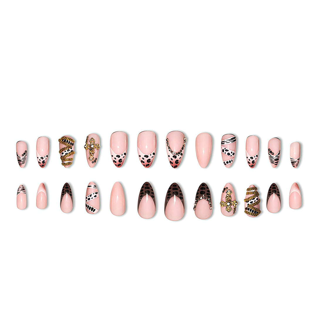 Artistic Stiletto Nail Enhancements with 3D Accents Stornfield