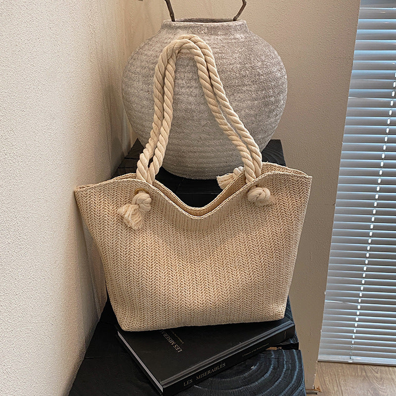 Chic Handwoven Beach Tote Bag Stornfield