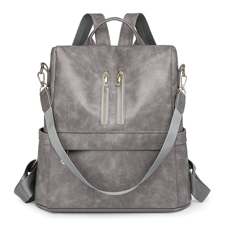 Versatile Vegan Leather Backpack Stornfield
