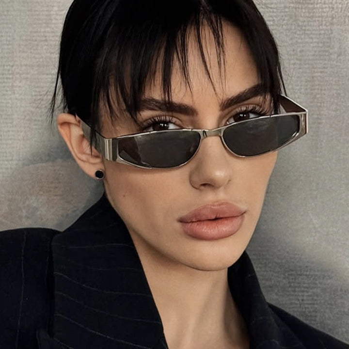Women futuristic slim sunglasses Stornfield