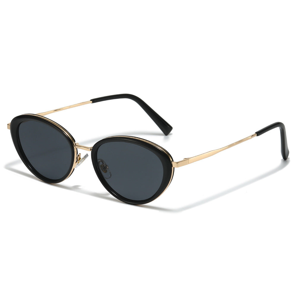 Retro-Inspired Cat-Eye Sunglasses with Tortoise Shell Accents Stornfield