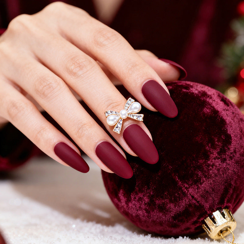 Premium Artificial Nail Set with Matte Finish Stornfield