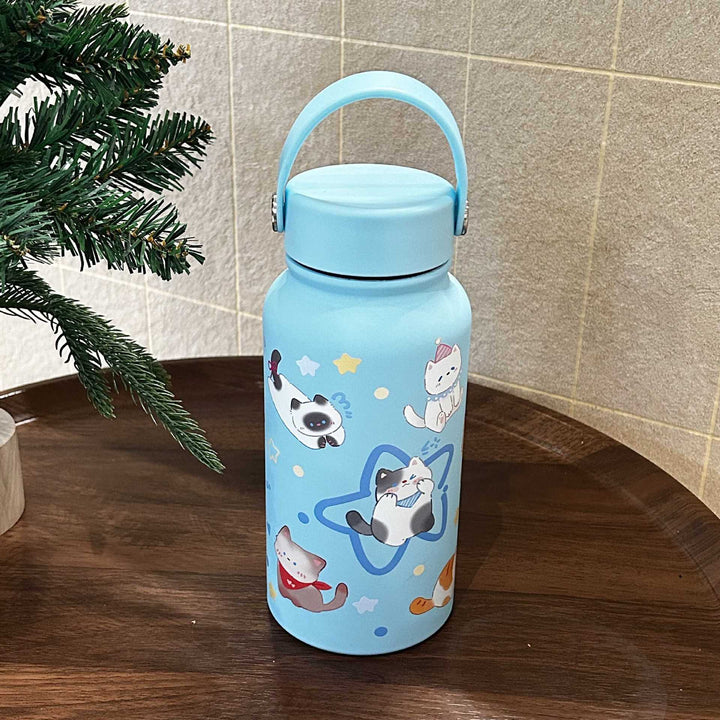 Ladies insulated drinking bottle with cheerful animal motif Stornfield