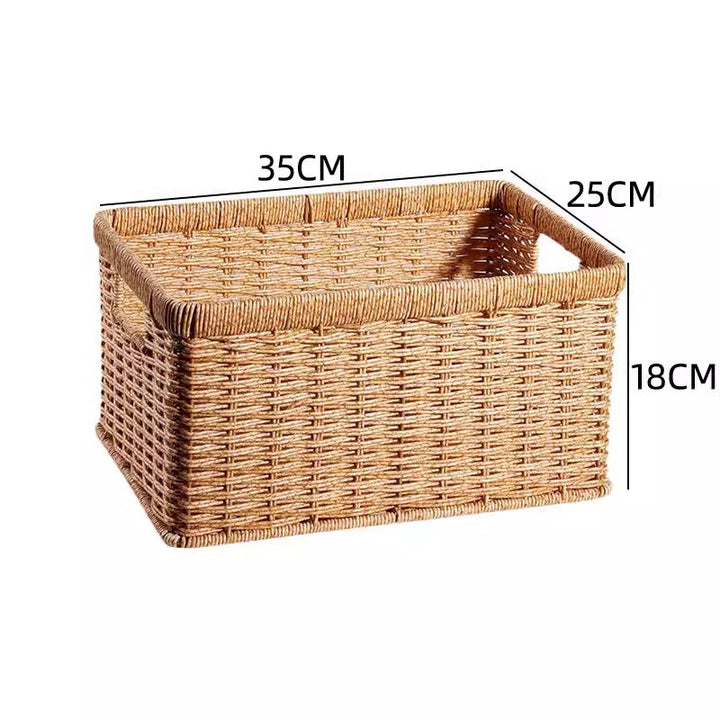 Handwoven Rectangular Storage Basket Stornfield