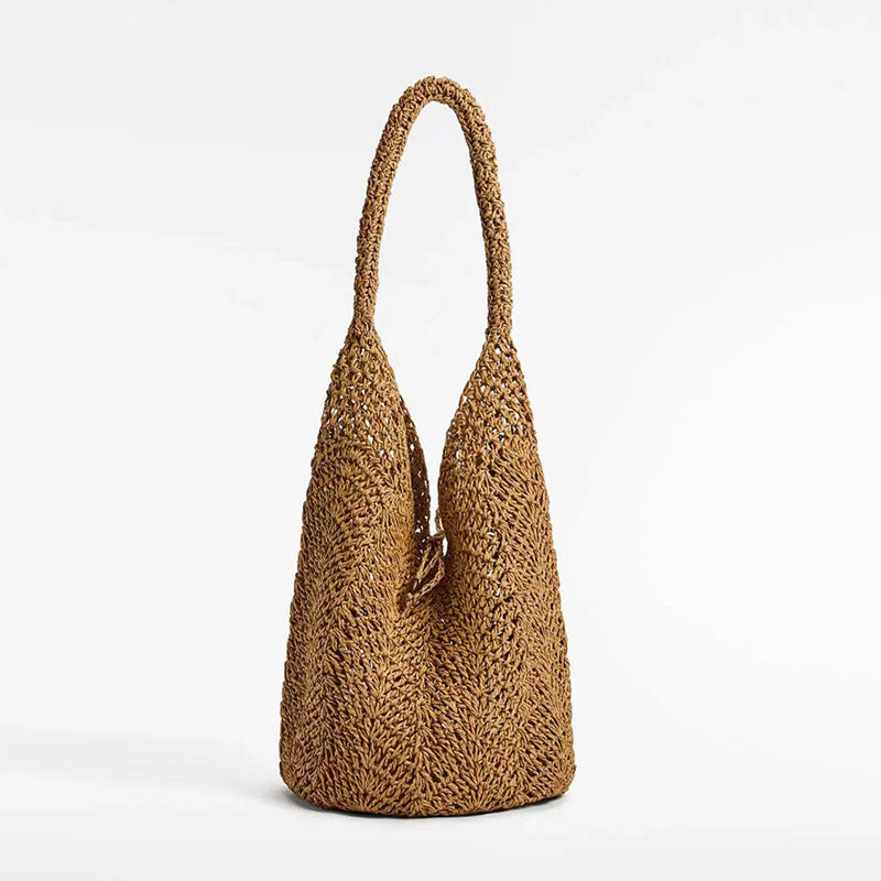 Hand-crocheted tote with deep slit Stornfield
