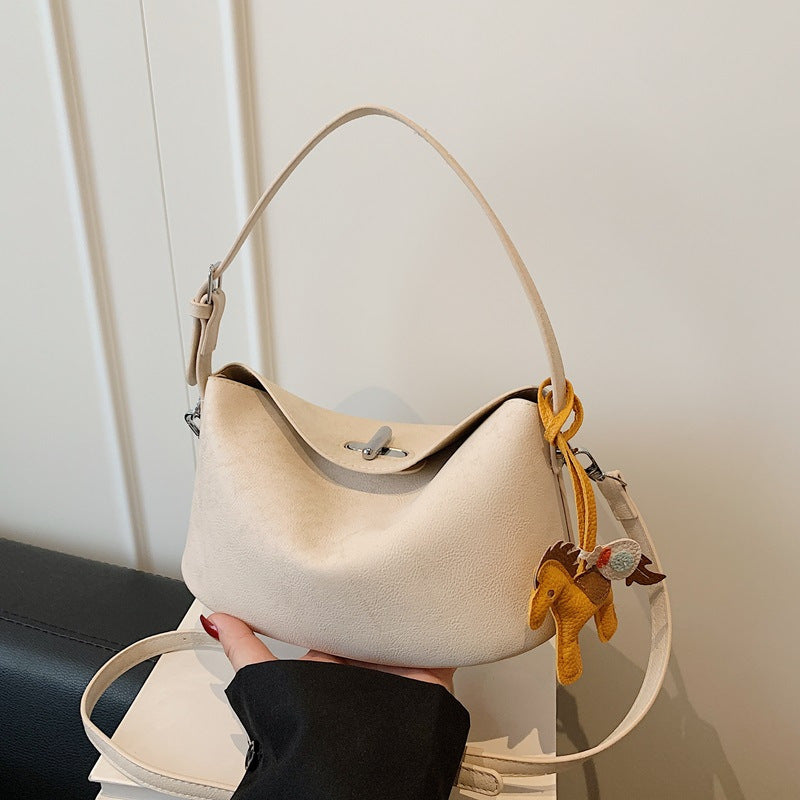 Elegant Soft-Suede Shoulder Bag Stornfield