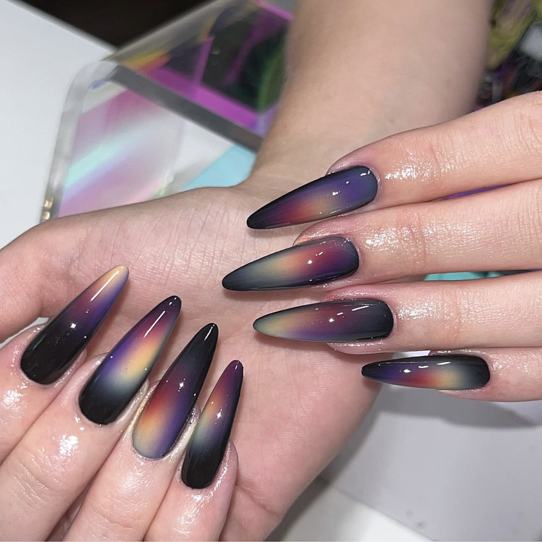 Acrylic Nail Set with Modern Ombre Effect Stornfield
