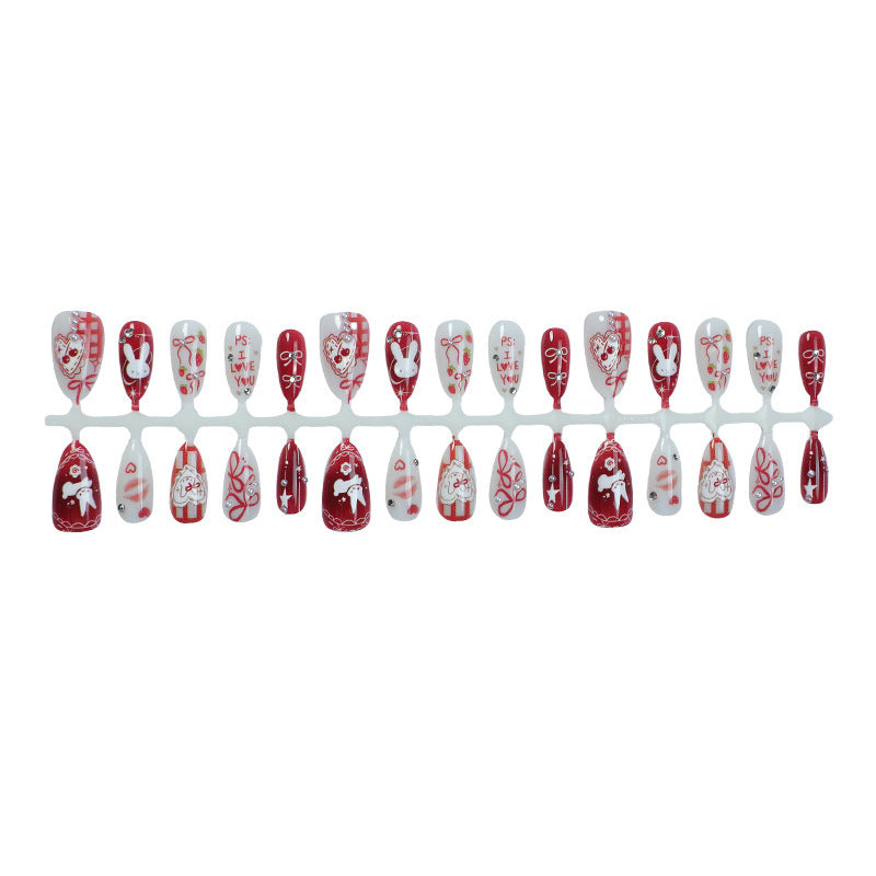 Creative Nail Art Set with Romantic Heart and Animal Designs Stornfield