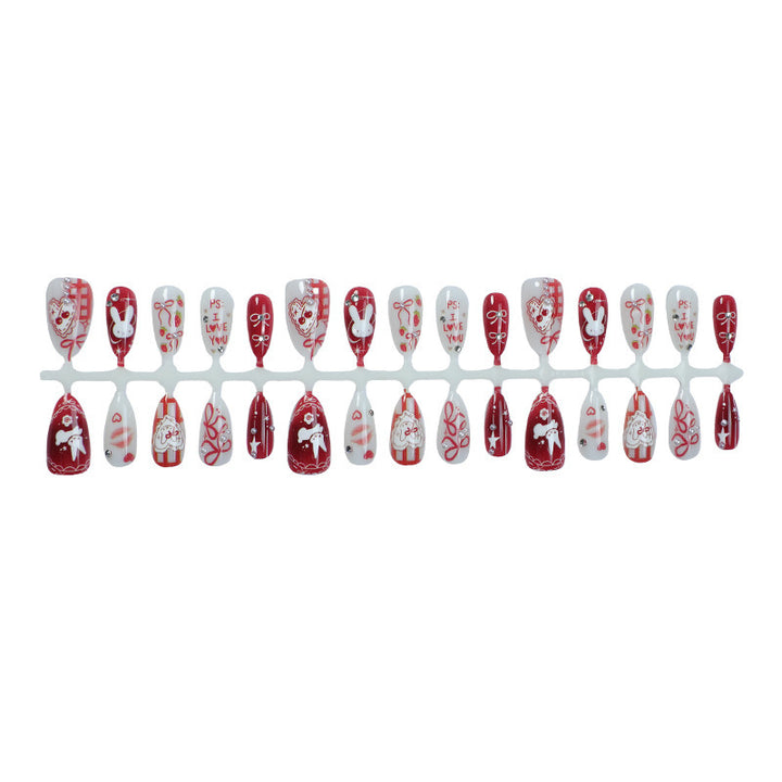 Creative Nail Art Set with Romantic Heart and Animal Designs Stornfield