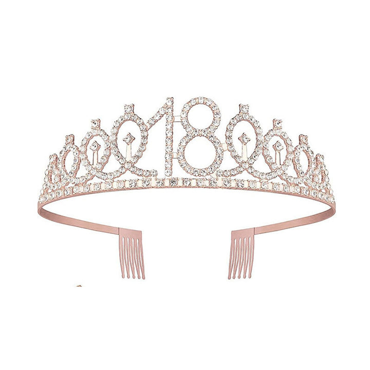 Ladies Glittering Crown with Swarovski Stones Stornfield