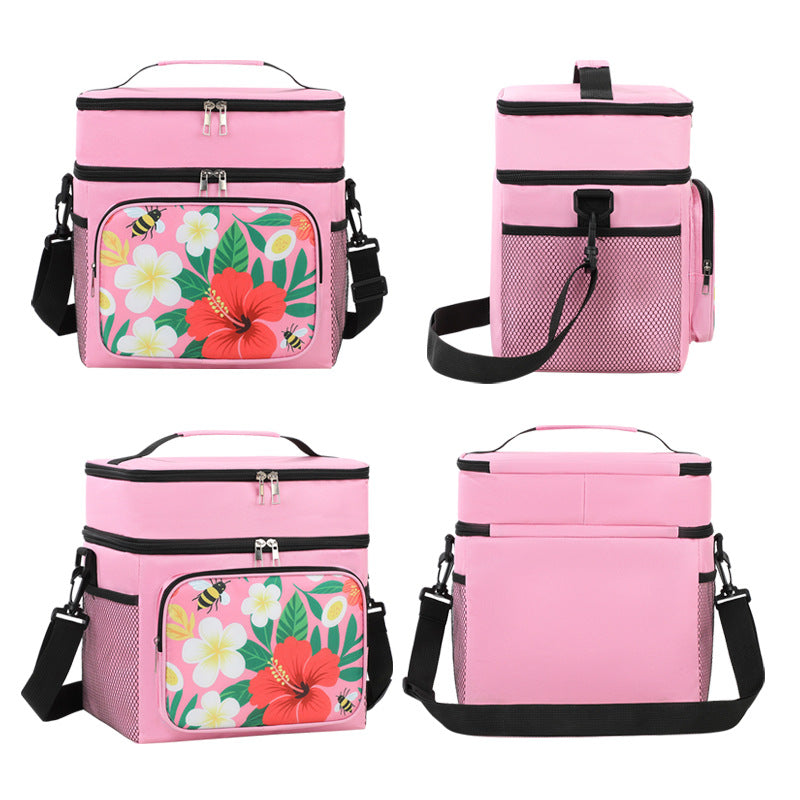 Insulated Floral Lunch Cooler Bag Stornfield