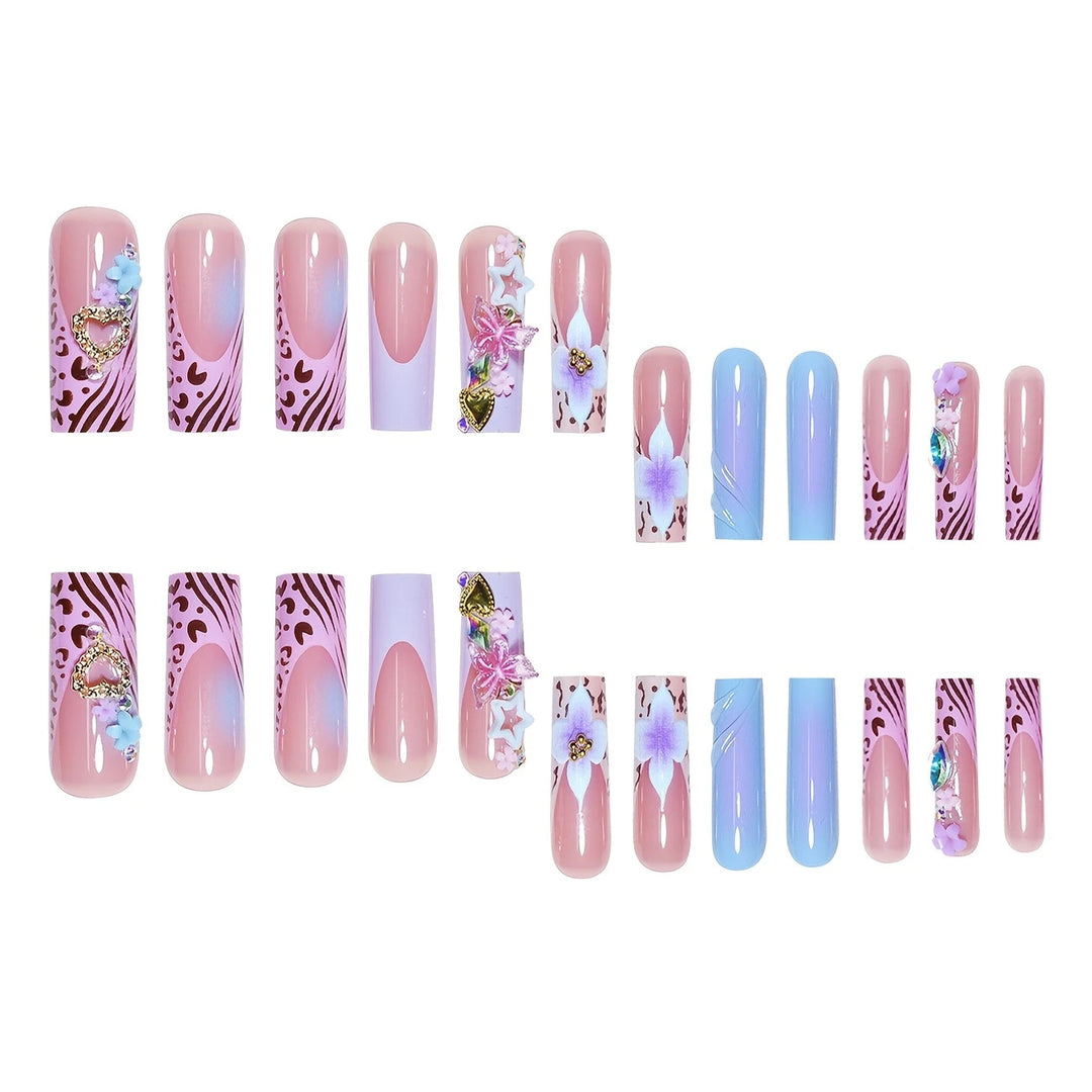 Decorative Long Nail Art Enhancements Stornfield