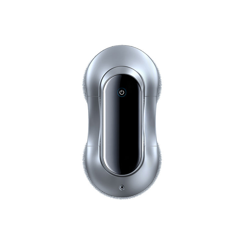 cordless smart magnetic glass window cleaning robot with dual microfiber rotating pads Stornfield