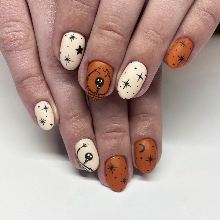 Artistic Themed Press-On Nail Collection Stornfield