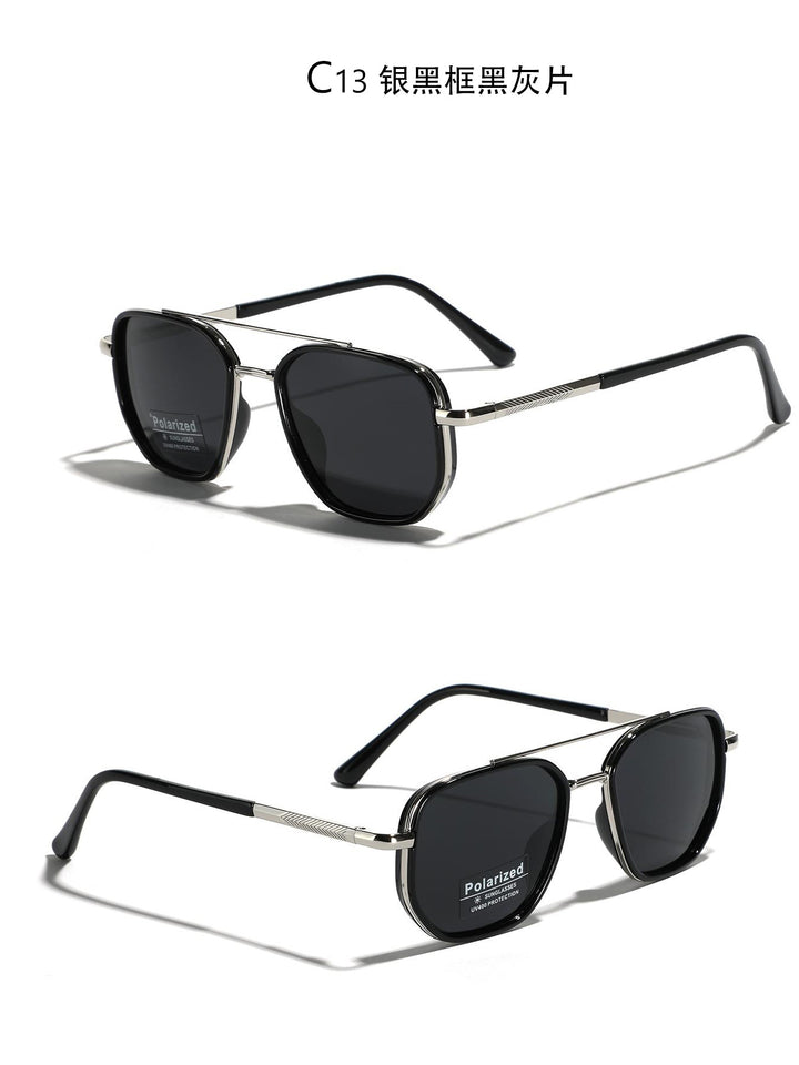 Women's Square Sunglasses with Polarized Lenses and Elegant Metal Frame Stornfield