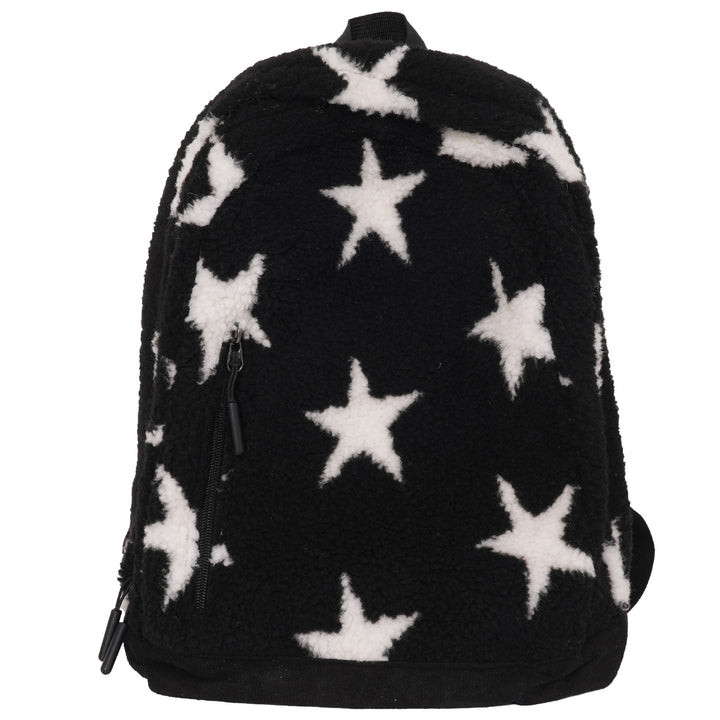 Cozy Fleece Star Print School Backpack Stornfield