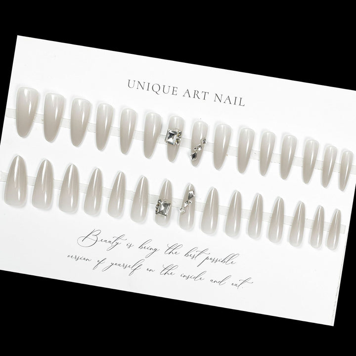 Glamorous Rhinestone-Embellished Press-On Nail Extensions Stornfield
