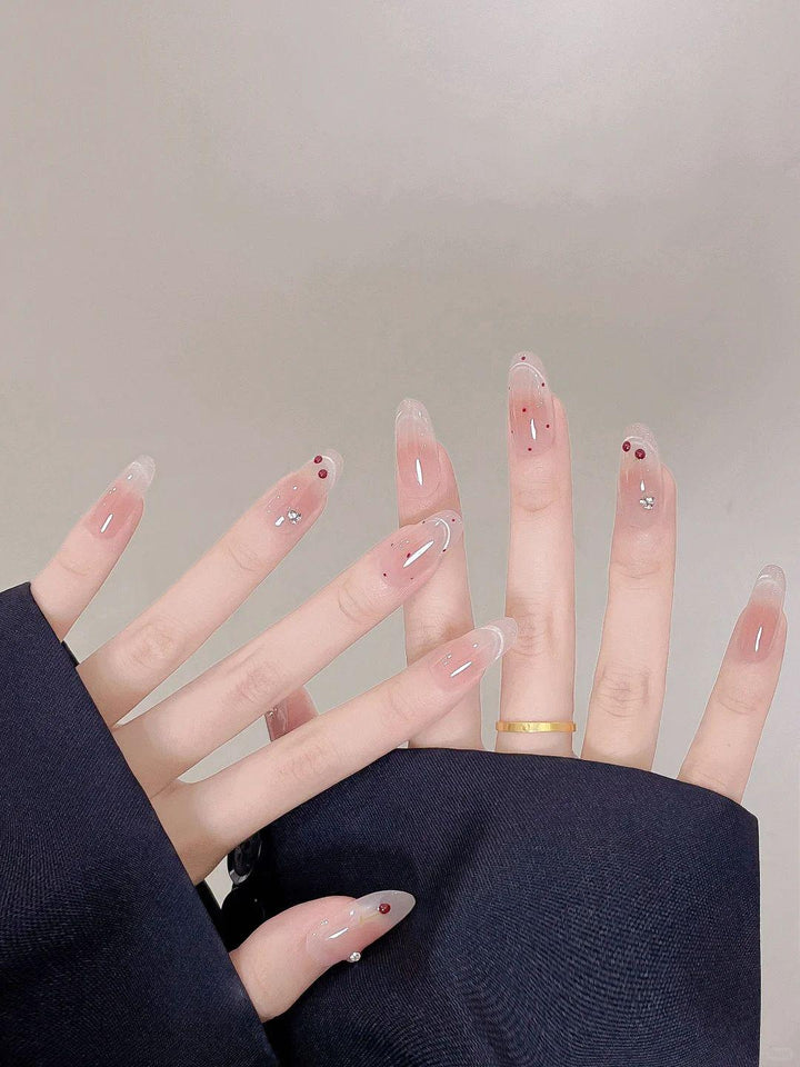 Artistic Heart Pattern Nail Art Extensions Stornfield