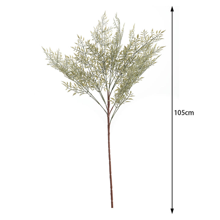 Decorative artificial branch with filigree, curved twigs