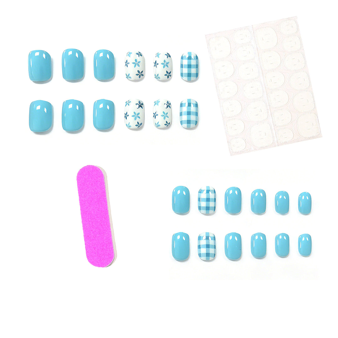 Floral Patterned Nail Art Enhancements Stornfield 1789915405