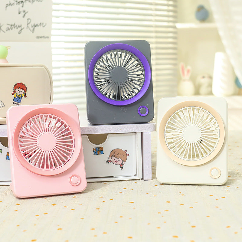 Ladies Compact Table Fan with USB Connection and Quiet Operating Mode Stornfield