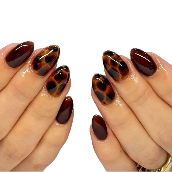 Glossy Natural Look Illusion Nail Set Stornfield