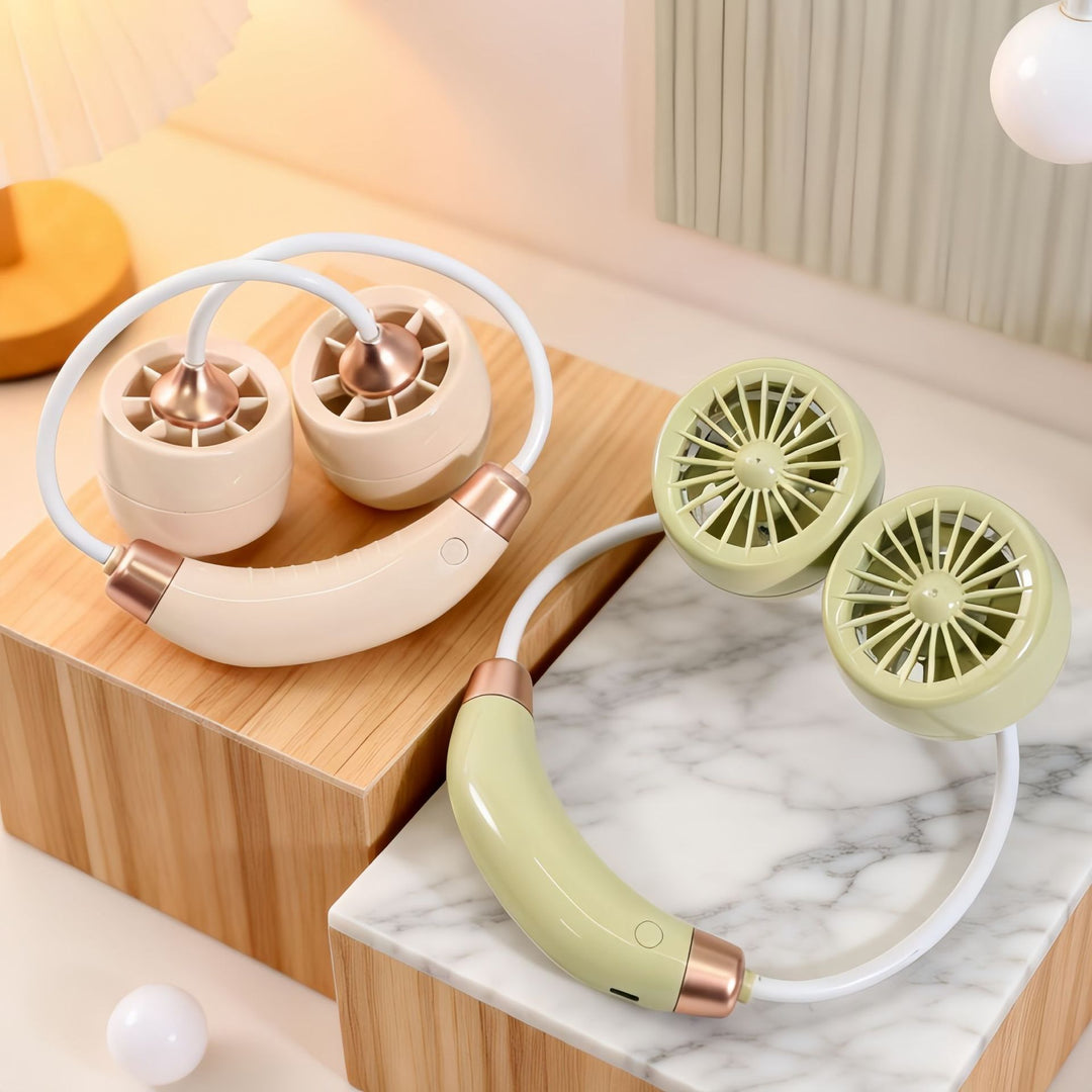 Ladies Portable Neck Fan with Flexible Design Stornfield