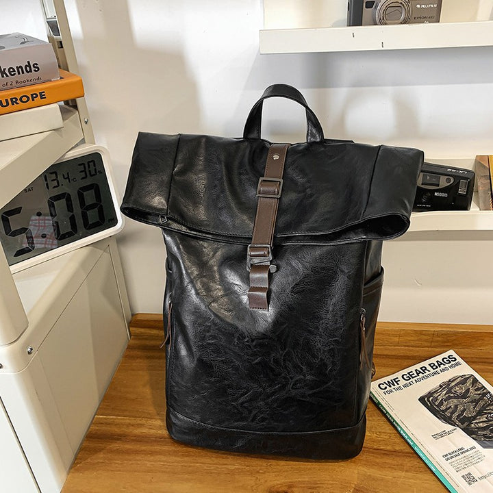 Casual Leather Backpack Stornfield