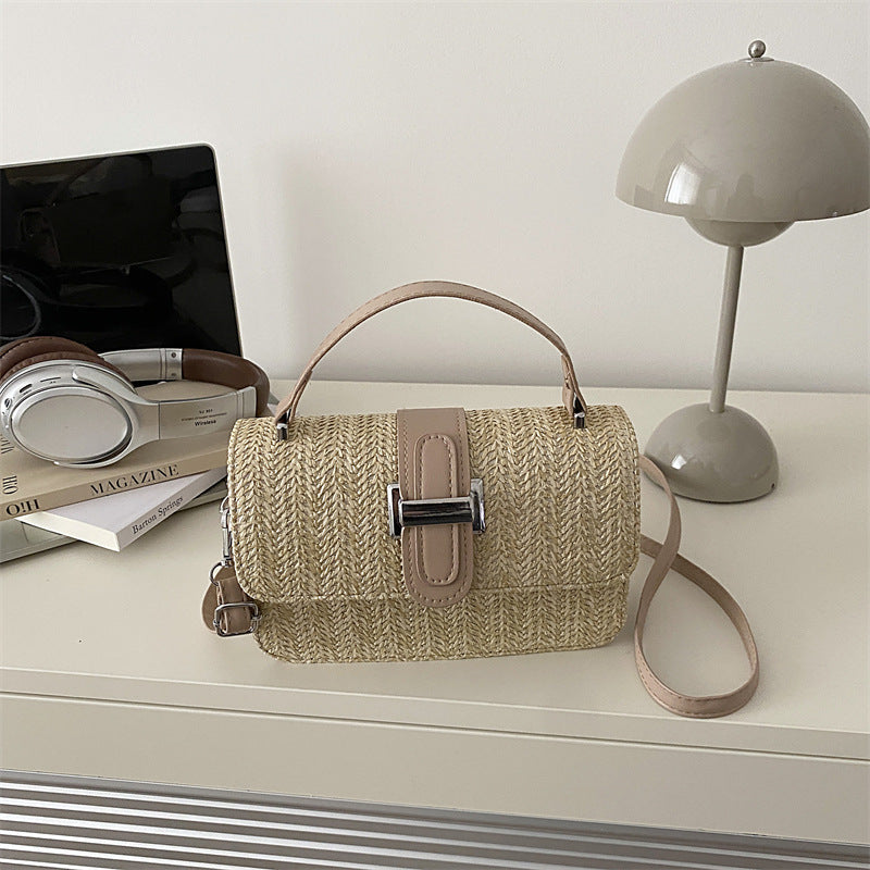 Woven Handbag with Adjustable Strap