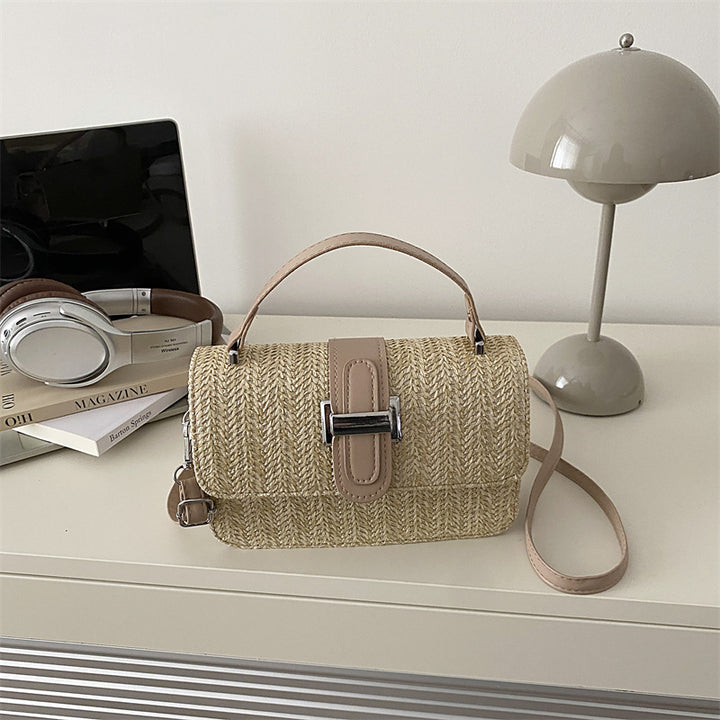 Woven Handbag with Adjustable Strap