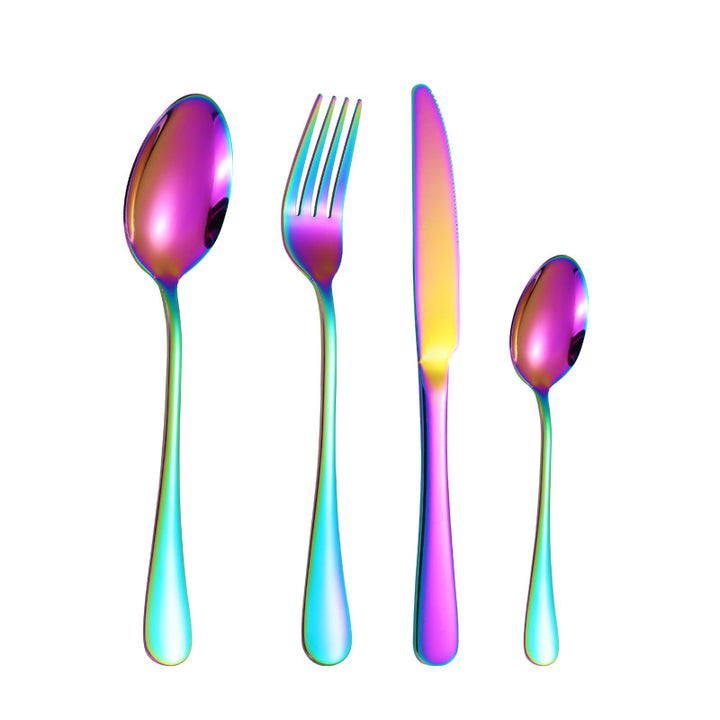 Elegant stainless steel cutlery set with ergonomic handle Stornfield