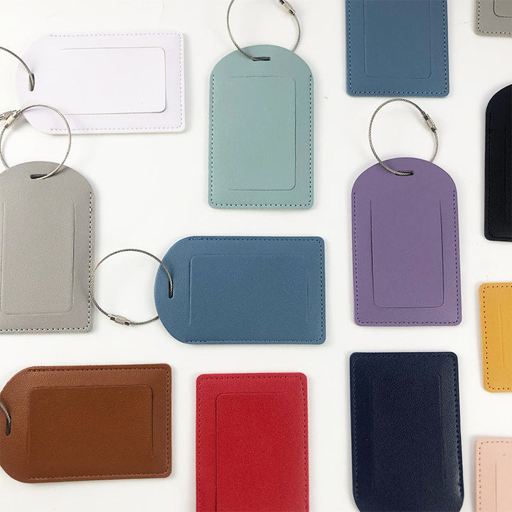 Premium Leather Travel Luggage Tag Stornfield